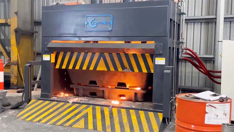 aluminum dross press system